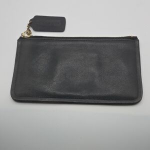 Coach Vintage Black Leather Pouch